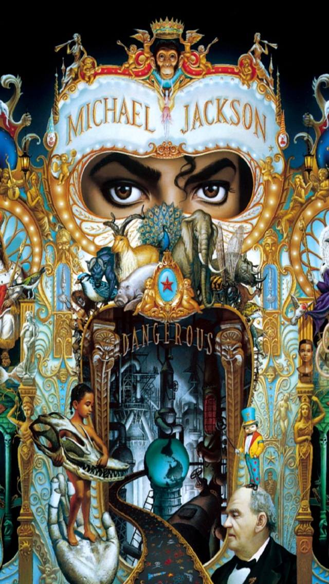 Michael Jackson Dangerous iPhone Wallpaper Background