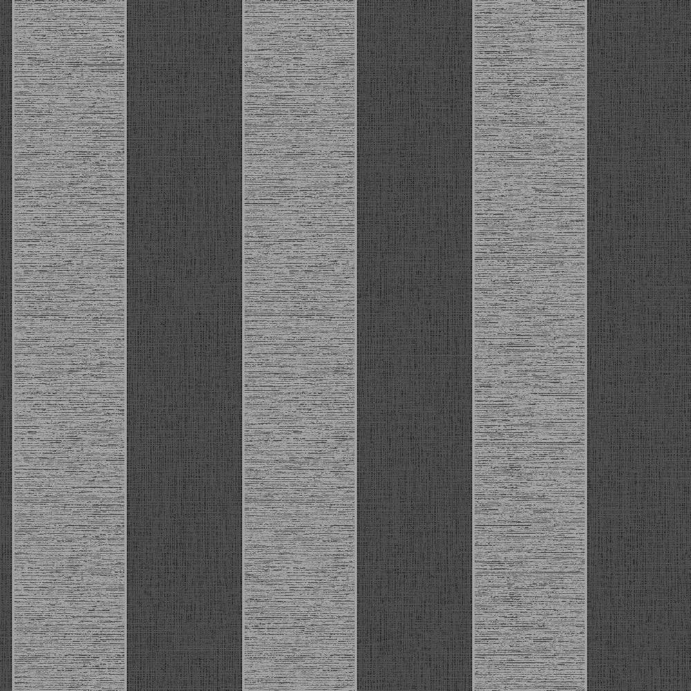 Metallic Silver Fd40077 Torino Stripe Fine Decor Wallpaper