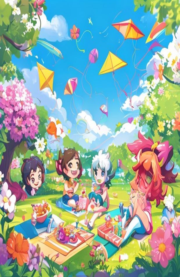 Gacha Life Spring Wallpaper