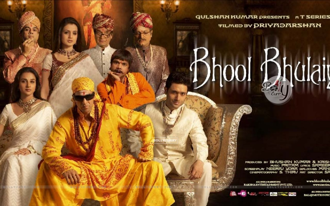 Wallpaper   Poster of Bhool Bhulaiyaa movie 11374 size1280x800