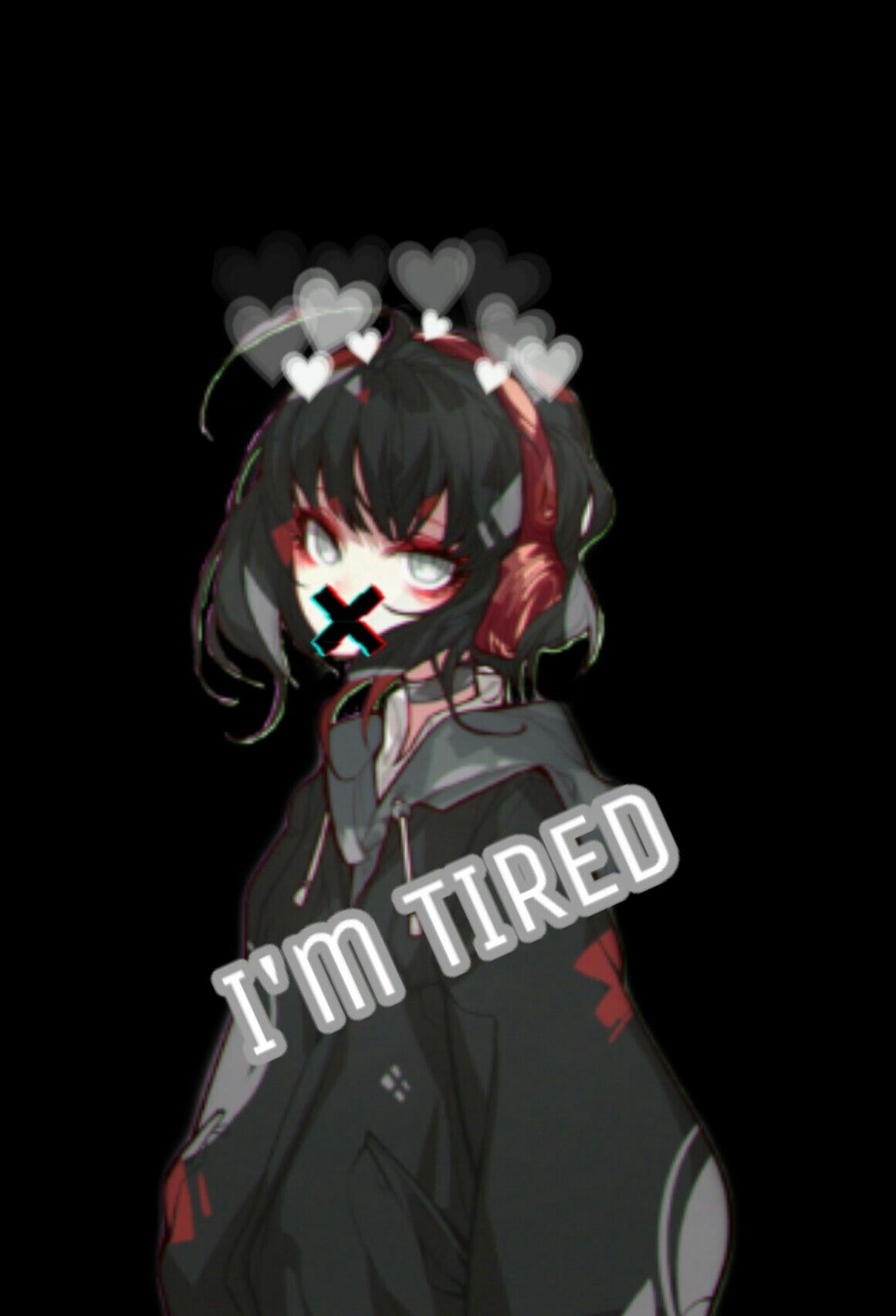 Incomparable Wallpaper Aesthetic Black Sad Girl Anime You Can Save