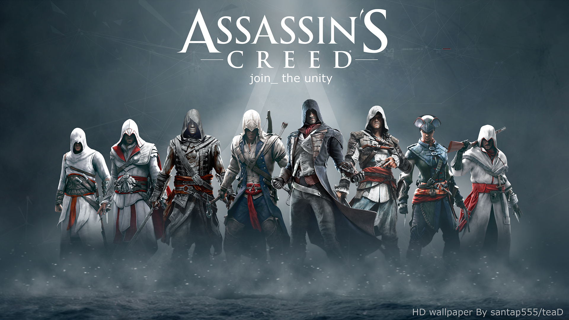 Assassins Creed HD wallpaper by teaD by santap555