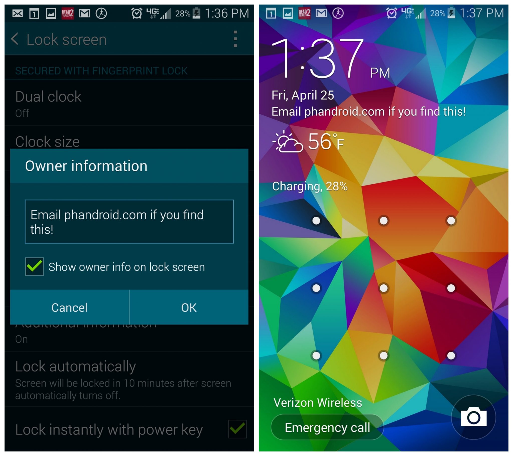 How To Set Multiple Pictures On Lock Screen Samsung Galaxy