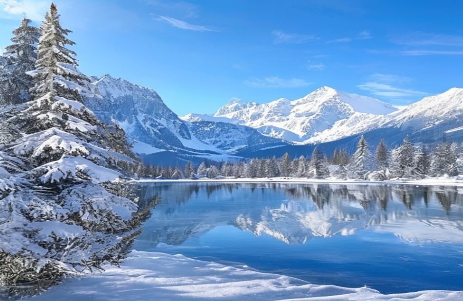 Winter Mountain Wallpaper