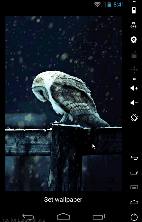 Hedwig Live Wallpaper   Android Apps on Google Play
