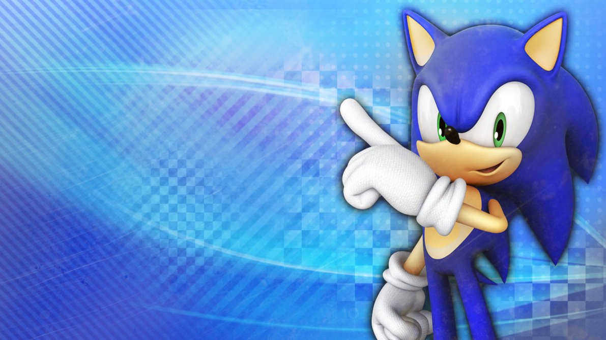 Sonic Wallpaper 1366x768 by Super Hedgehog on