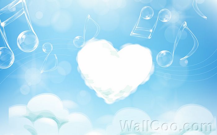 Valentine S Day Beautiful Heart Cloud Shaped Design