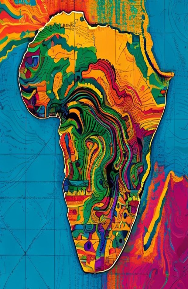 Africa Map Wallpaper