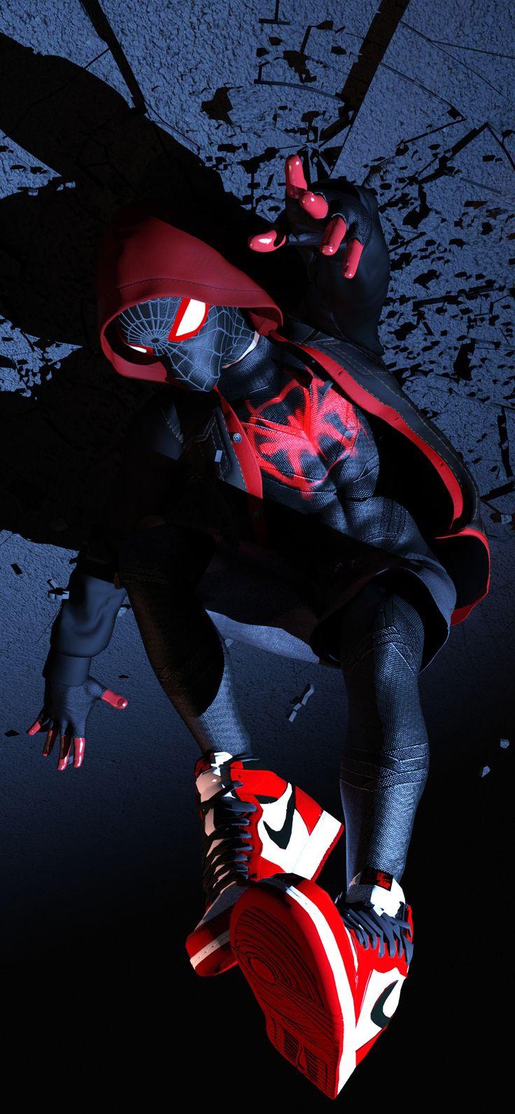Spiderman Miles Morales 4k iPhone Xs X