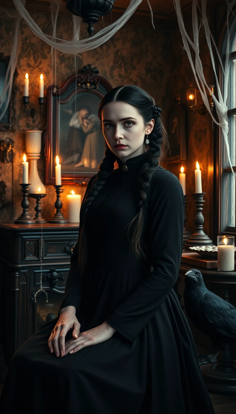 Wednesday Addams 4k Wallpaper