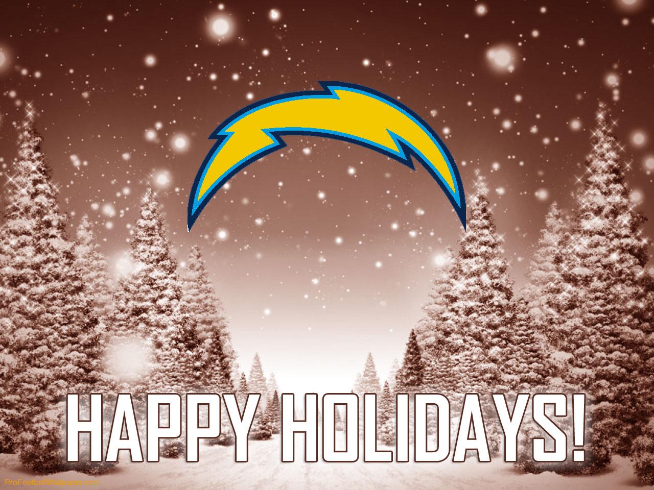 San Diego Chargers Holidays Wallpaper HD Res