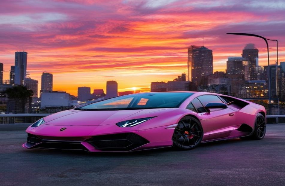 Pink Lamborghini Wallpaper