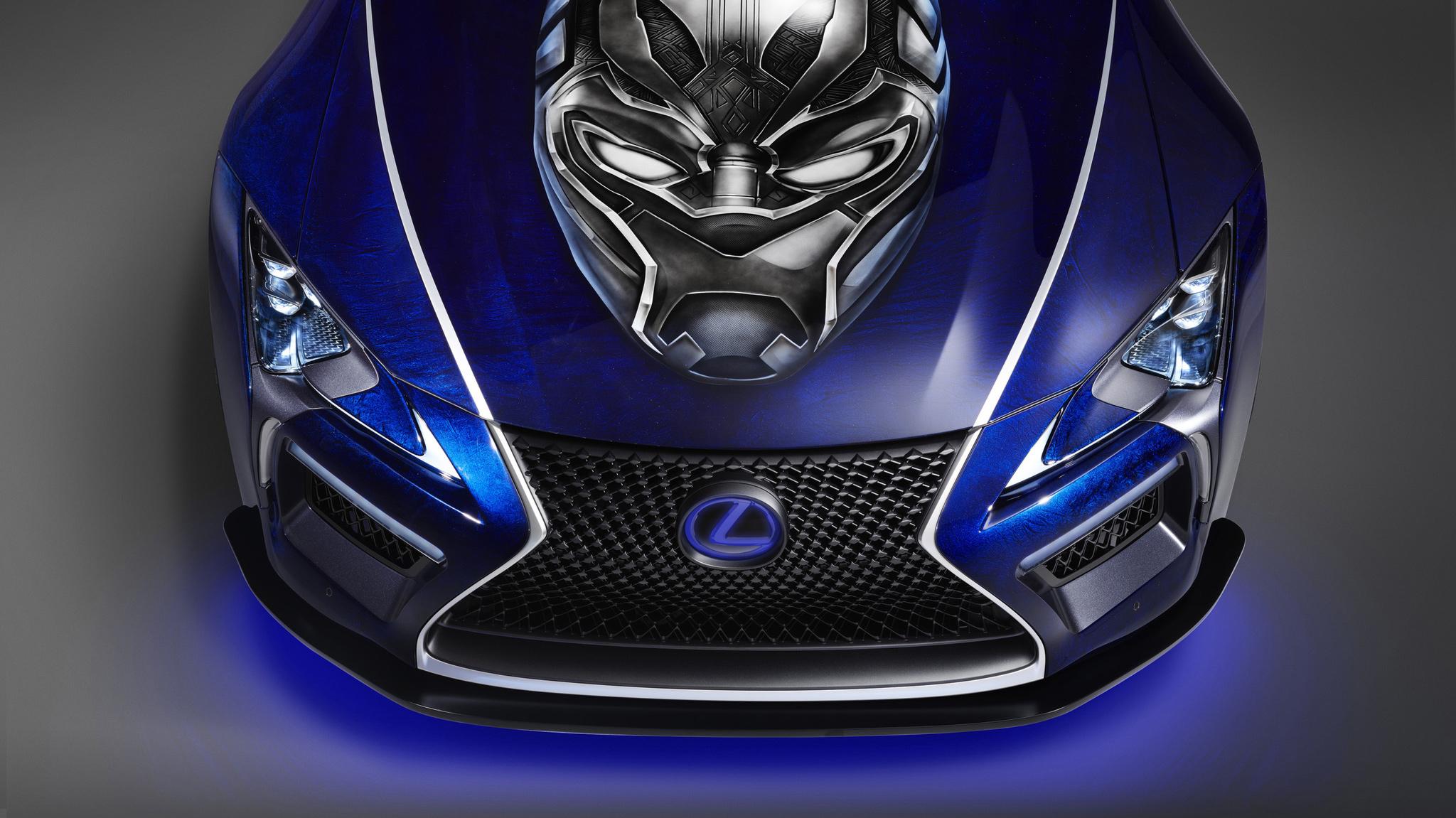 Lexus Lc Black Panther Special Edition Wallpaper HD Car