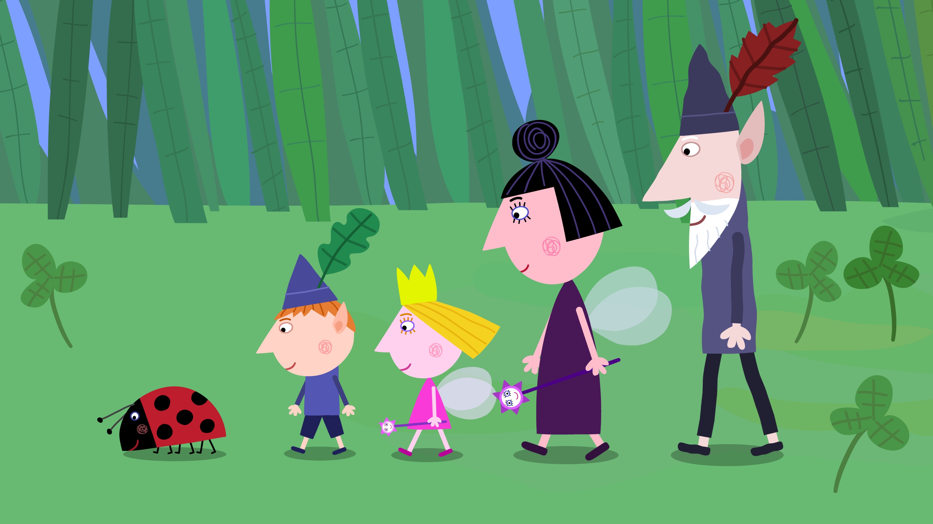  Ben and Holly Nanny Old Elf and Gaston Wallpaper Ben and Holly 3072x1728