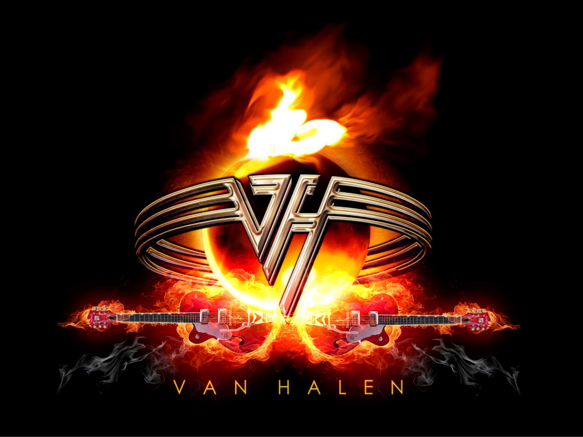 Van Halen Heavy Metal Hard Rock Bands Guitar E Wallpaper