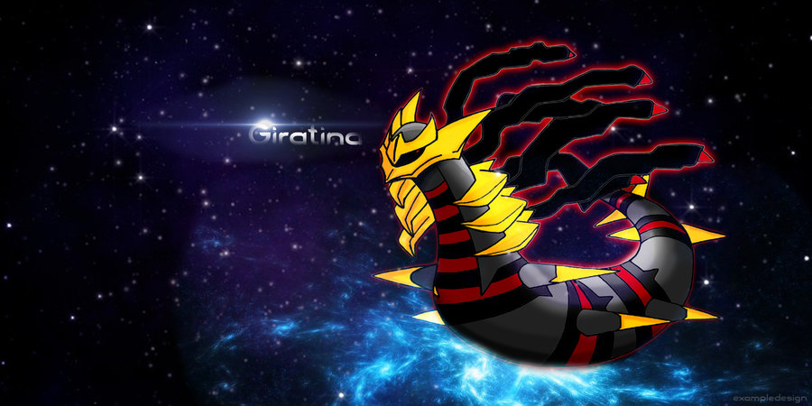 Giratina The Dark Pokemon Background By Exampledesign
