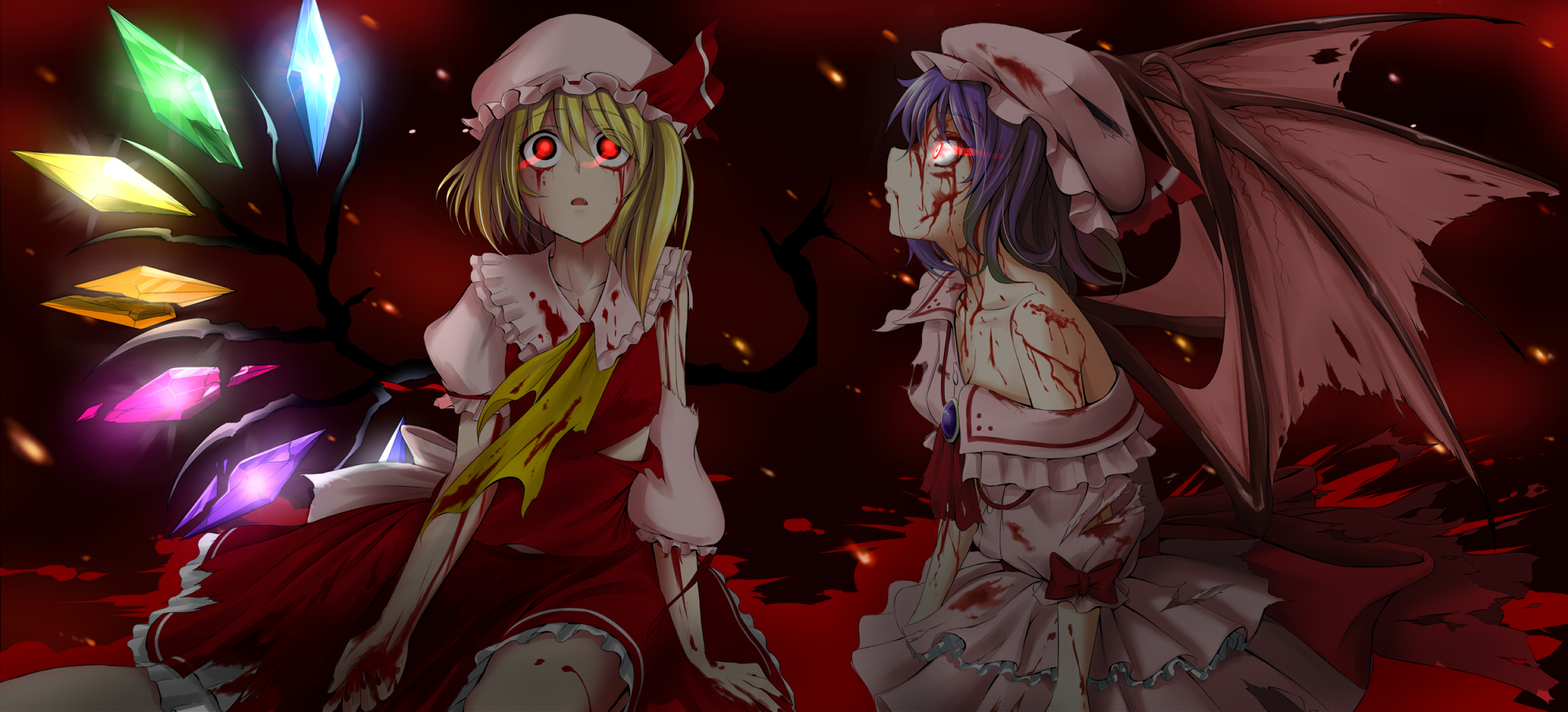 Remilia And Flandre Scarlet Wallpaper Id