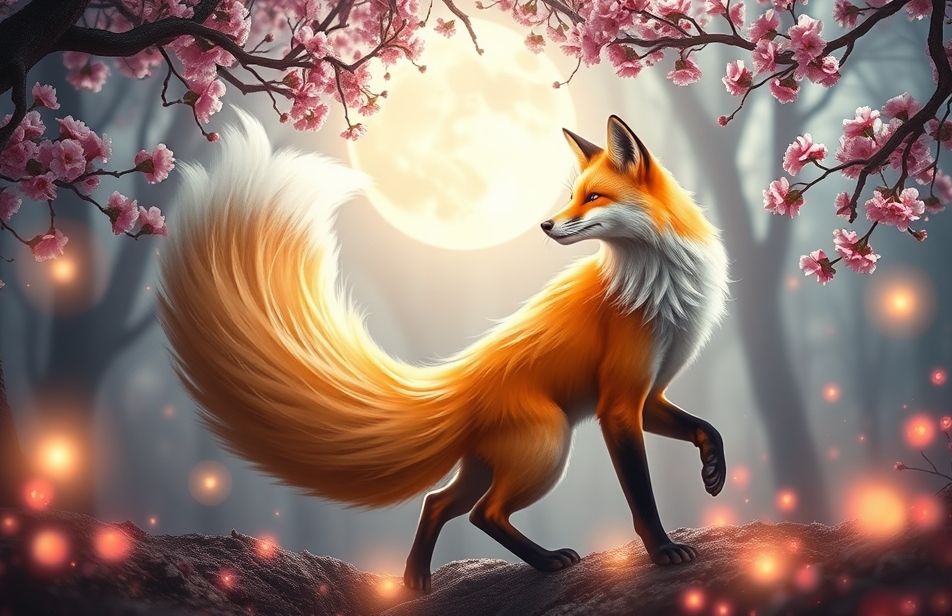 Nine Tails HD Wallpaper