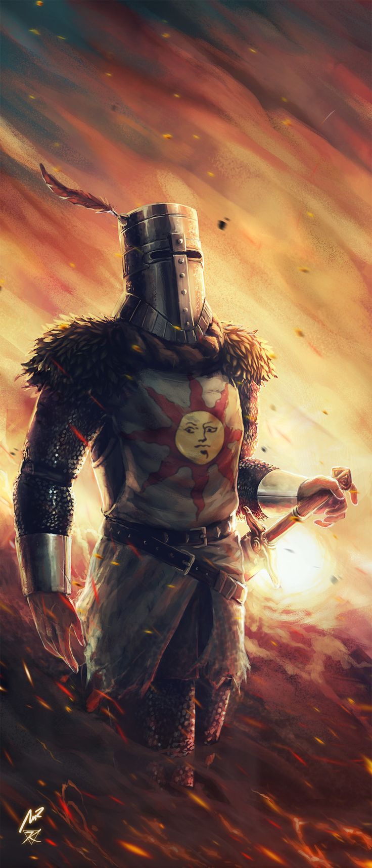 Solaire Of Astora Ds Dark Souls Kaithzer Morej