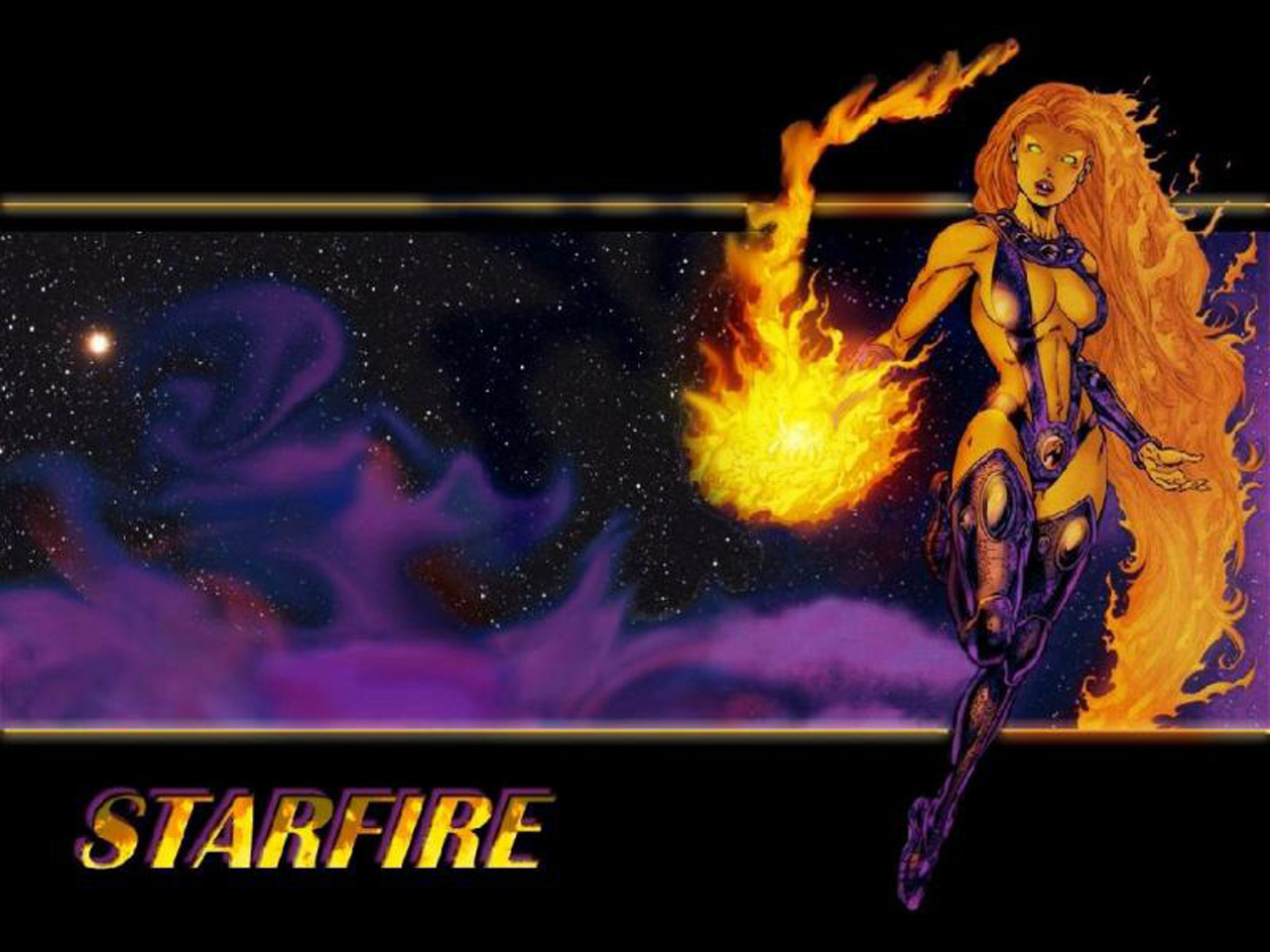 Starfire Wallpaper