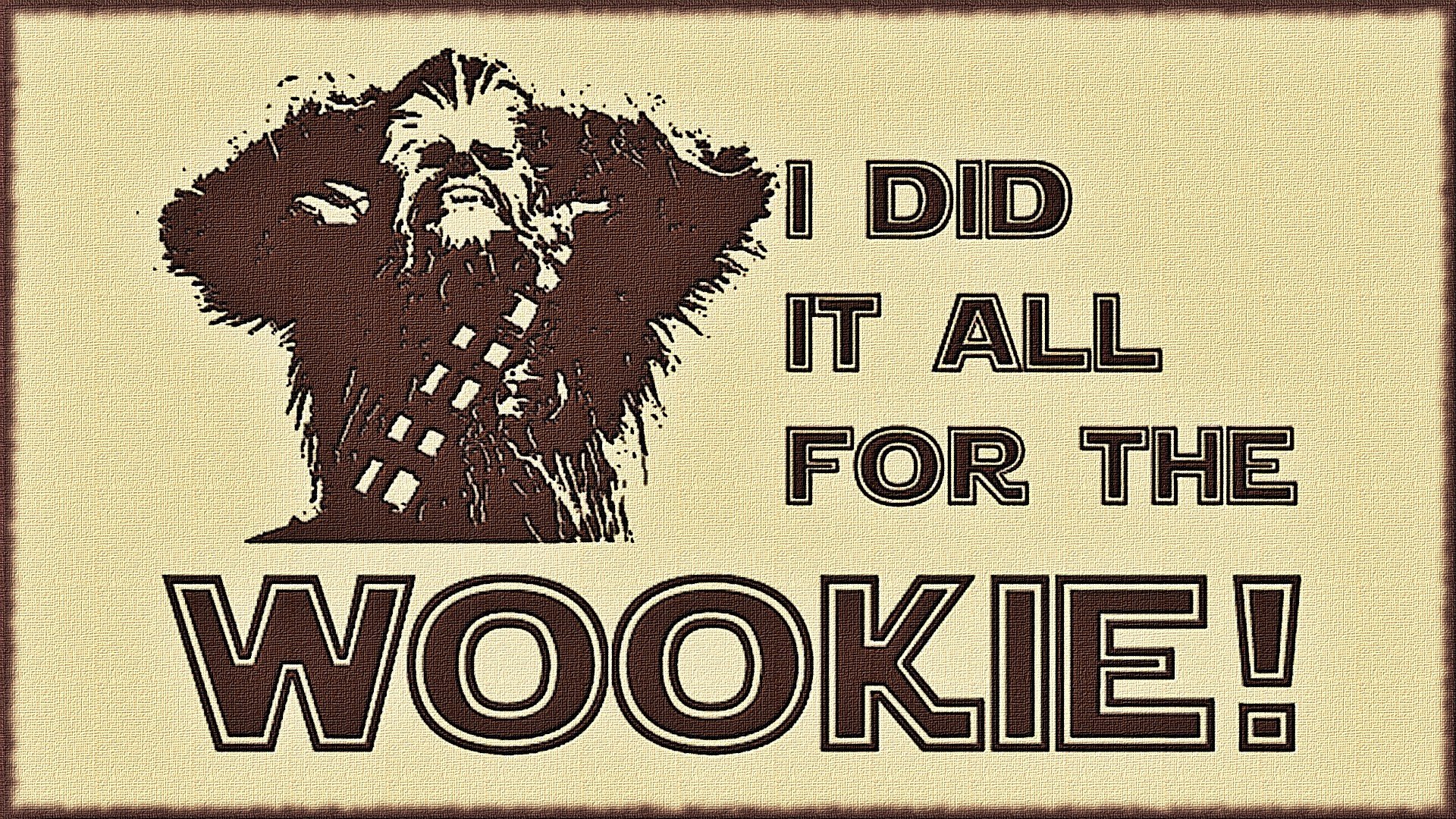 Chewbacca Wallpaper Full HD 1080p Desktop Background