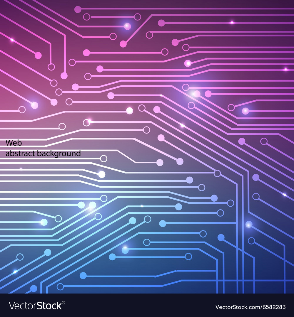 Hi tech background computer system board Vector Image