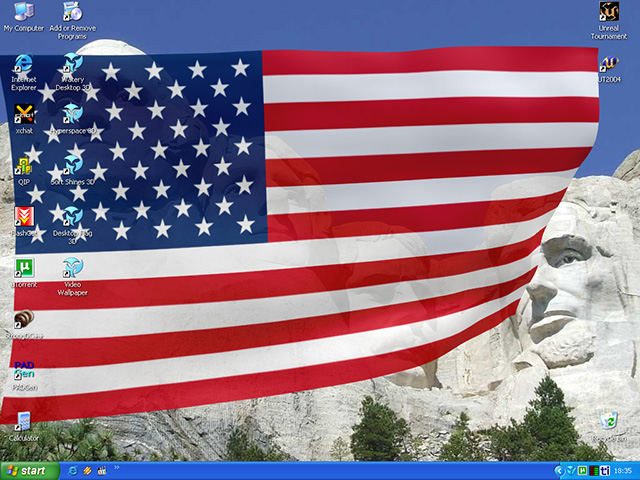 Animated Wallpaper Desktop Flag 3d Brings The Patriotic Spirit