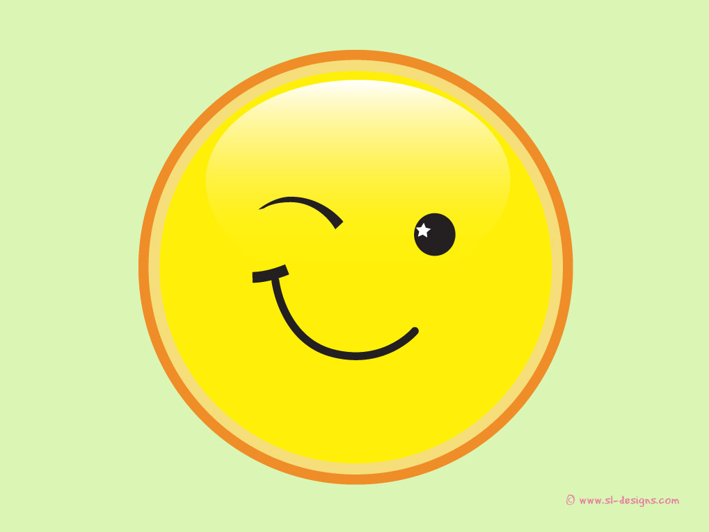 Click to zoom Go back to Smiley face wallpapers page 1024x768