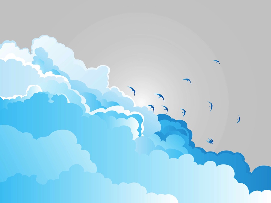 Cloud Vector Wallpaper