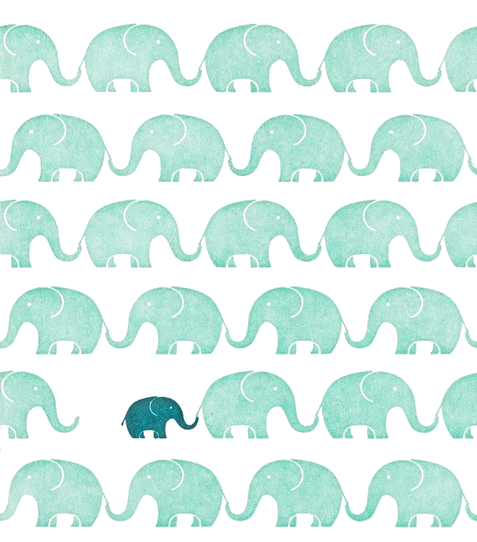 Cute Elephant Aww Pattern Lunapic Seamless Background