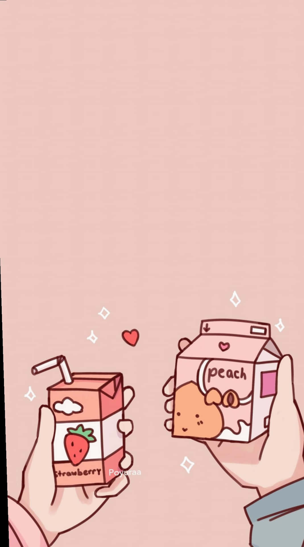 Peach Aesthetic Background Wallpaper