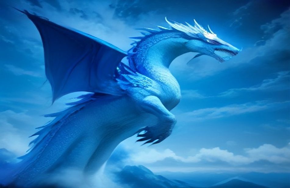 Blue Eyes White Dragon Wallpaper