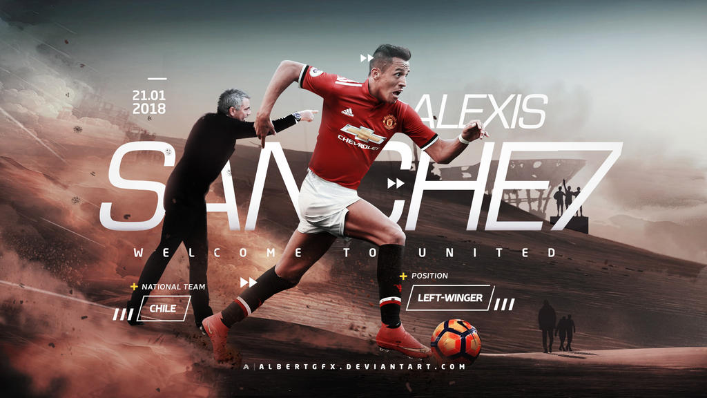 Alexis Sanchez Manchester United Wallpaper By Albertgfx On