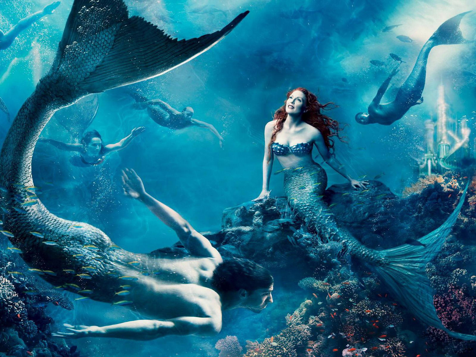 Fantasy Art Mermaid Computer Desktop Wallpaper Pictures