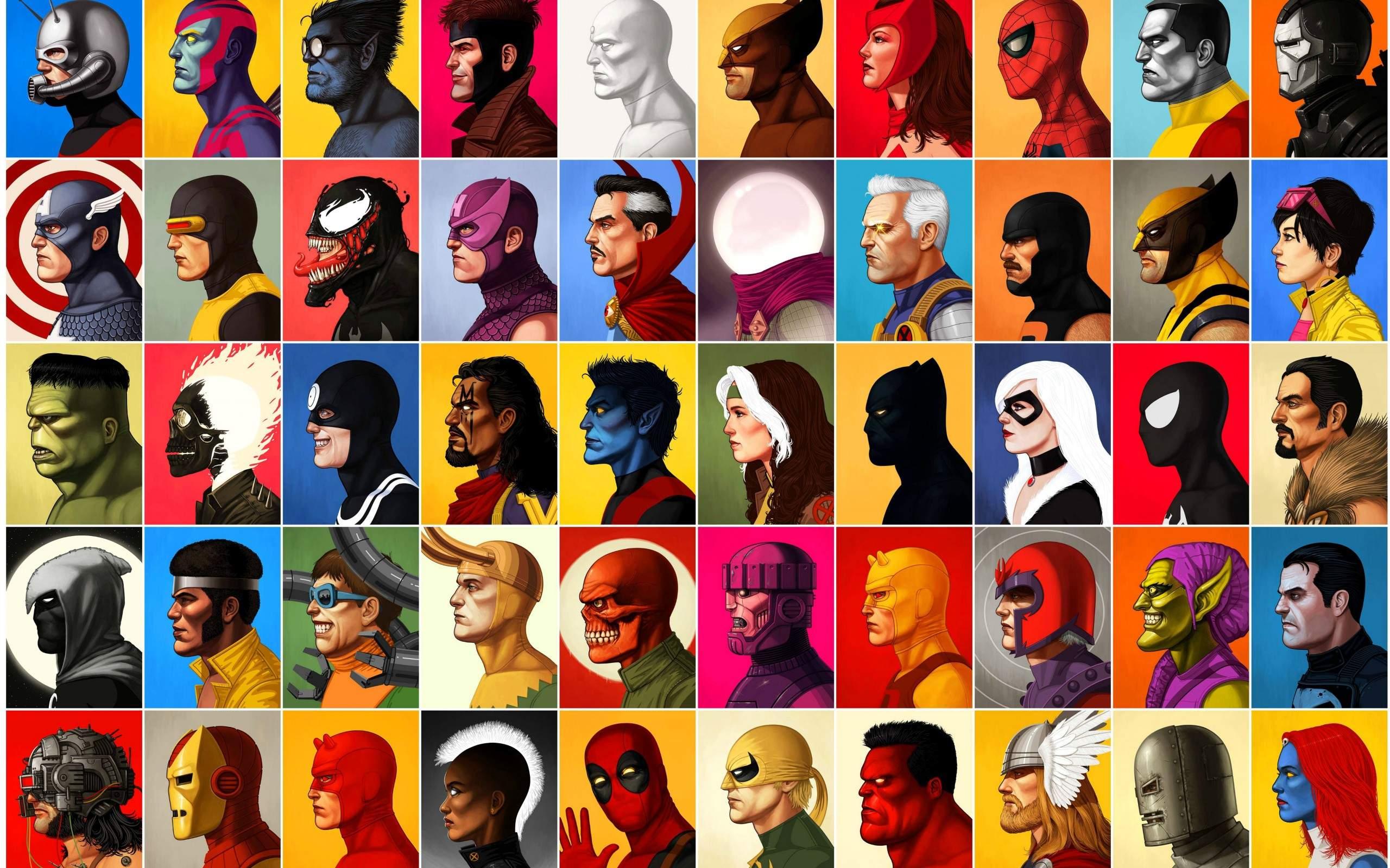 Similiar All Marvel Characters Wallpaper Keywords