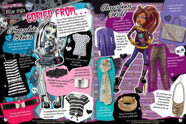 Monster High Magazine Issue Pelican My
