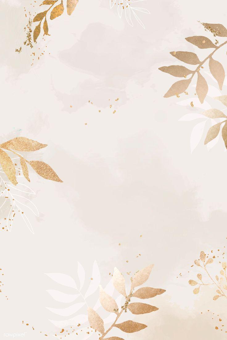 Christmas Patterned On Beige Background Vector Premium Image By