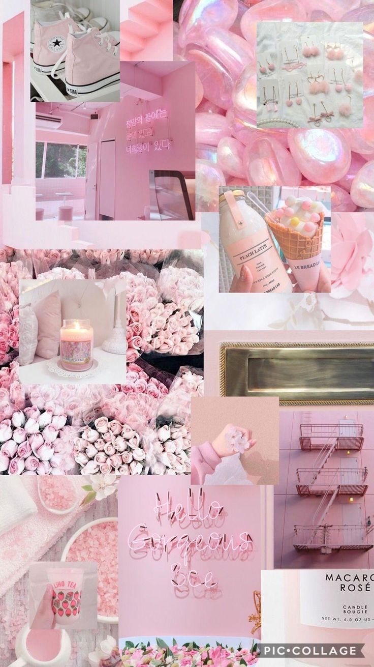 Pink Background Wallpaper