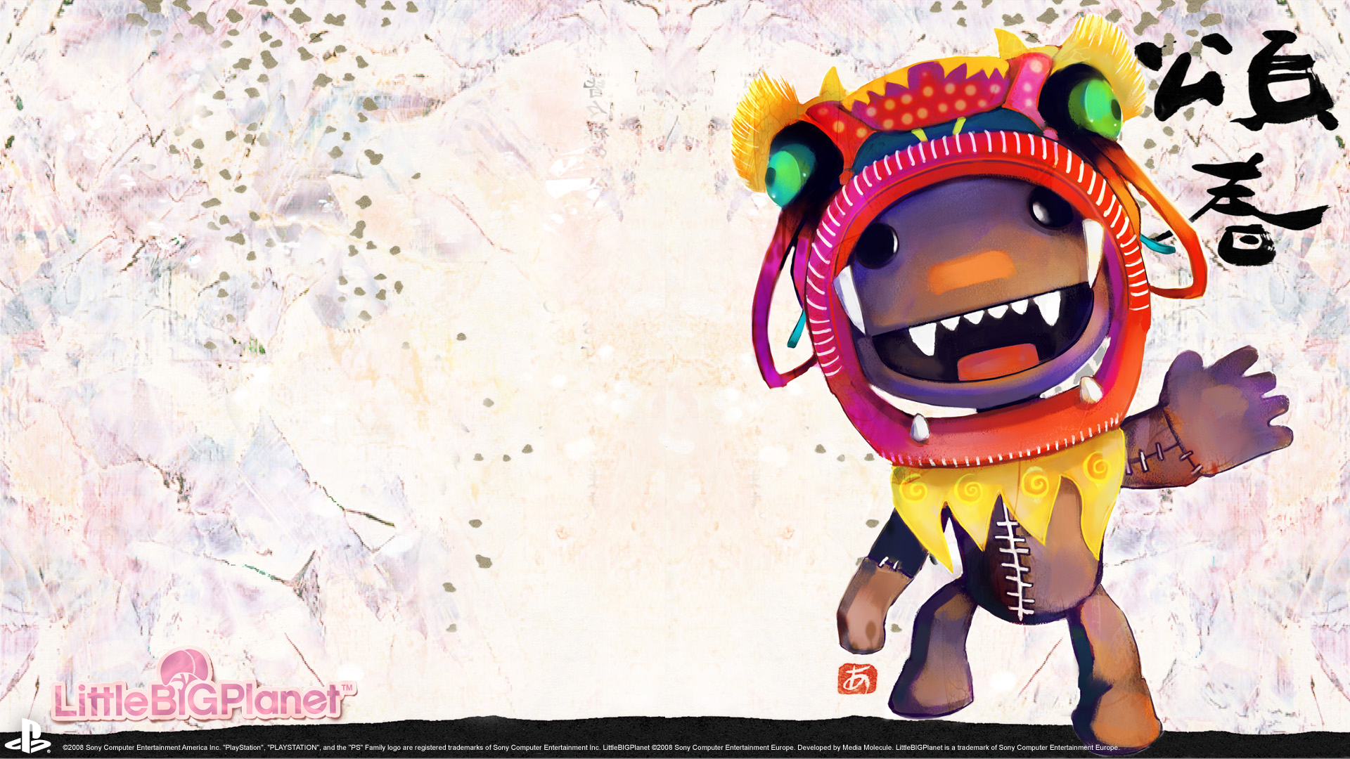 Designs Monster Cute Enjoy Quality Sackboy Full HD Desktop Wallpaper