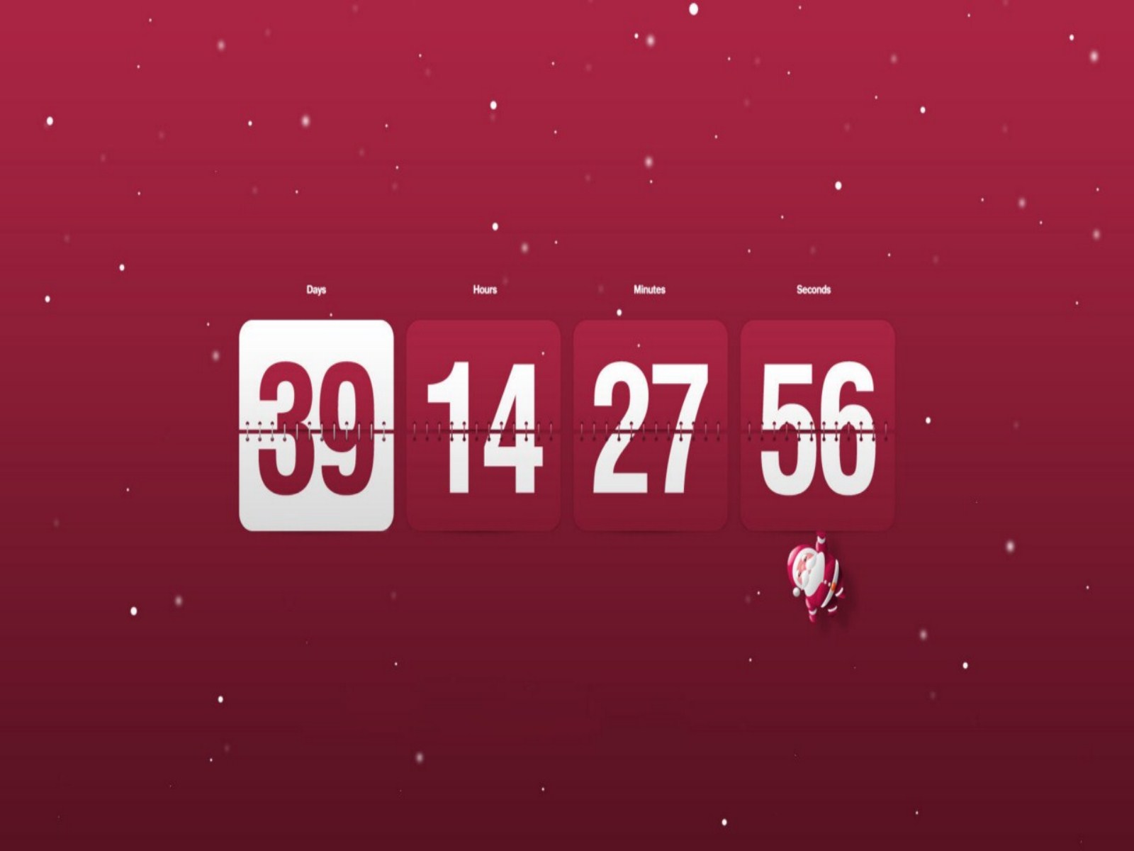 Countdown widget 6 3d