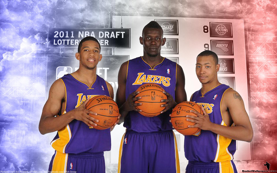 Nba Draft La Lakers Rookies Widescreen Wallpaper