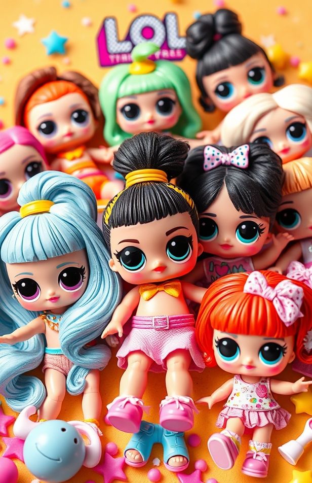 L O Surprise Dolls Wallpaper
