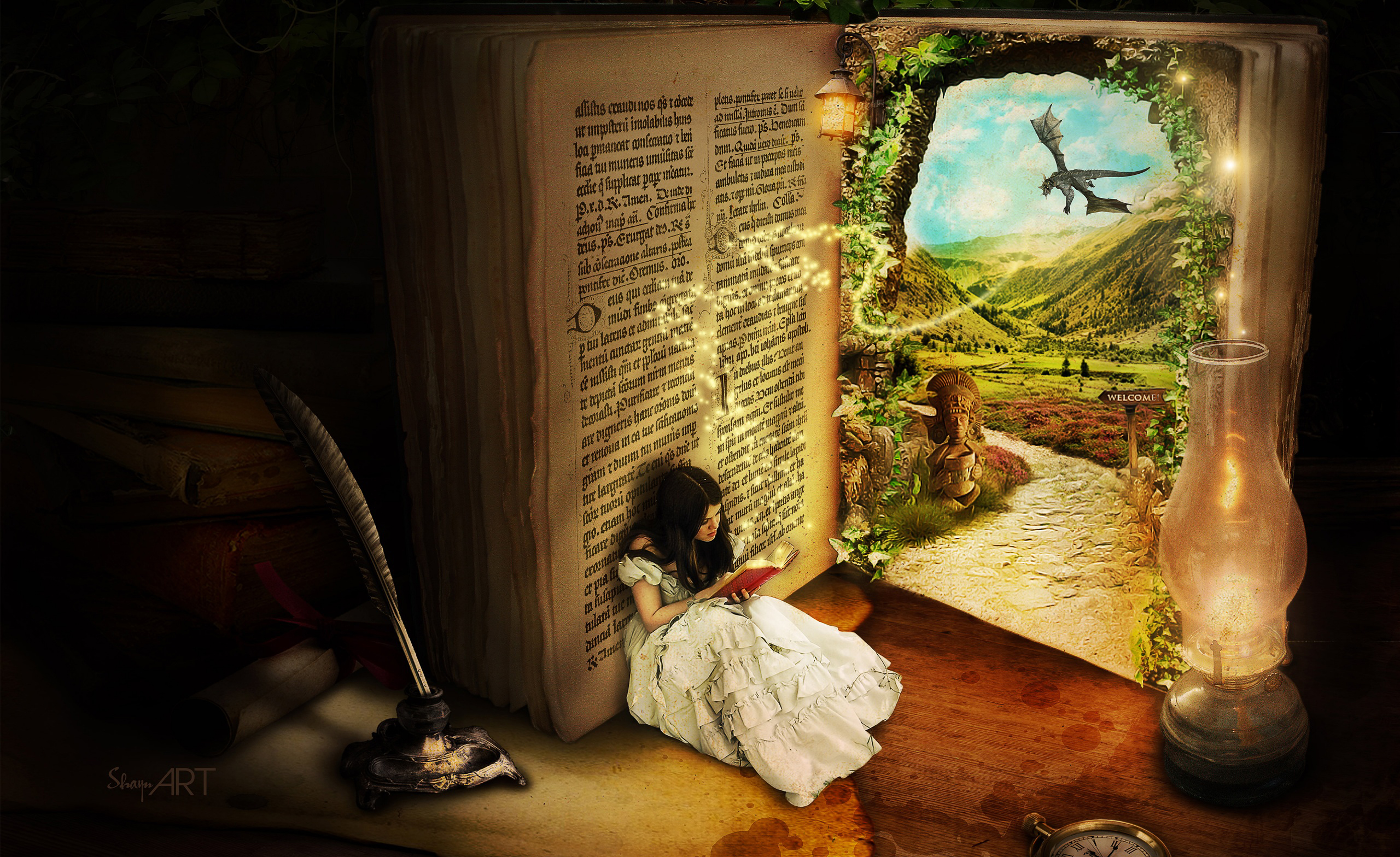 HD Book Wallpaper