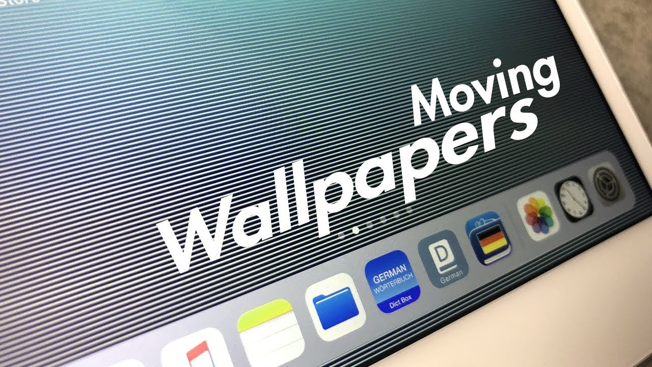 How To Get Moving Wallpaper On iPad 3d Illusions In Ios