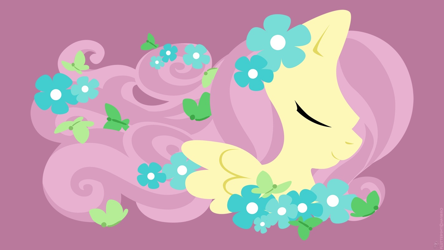 My Little Pony Fluttershy Arte Wallpaper