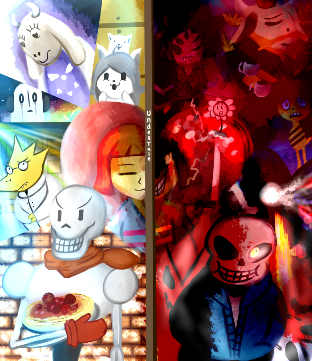 Undertale   The SOUL is Yours   FIGHT or SAVE by Pokefuturemarsh on