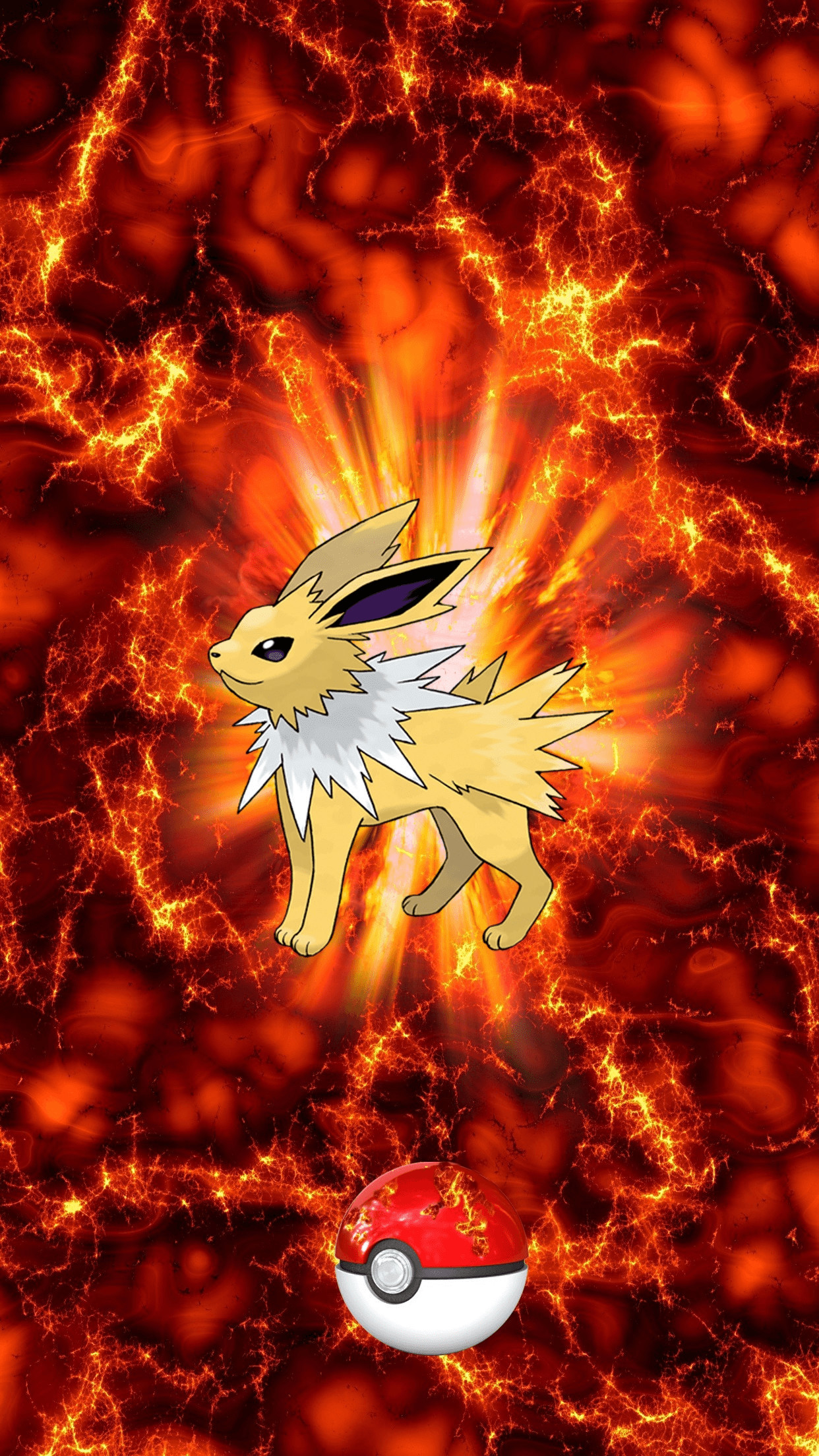 Vertical Jolteon Wallpaper