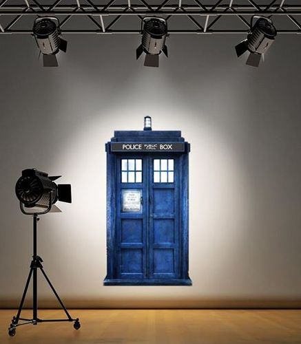 Full Colour Tardis Wall Sticker Mural Decal Graphic Dr Who Phone Box