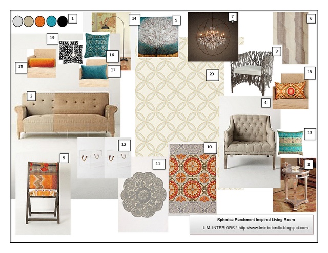 Layla Grace S Spherica Wallpaper Inspired Living Room