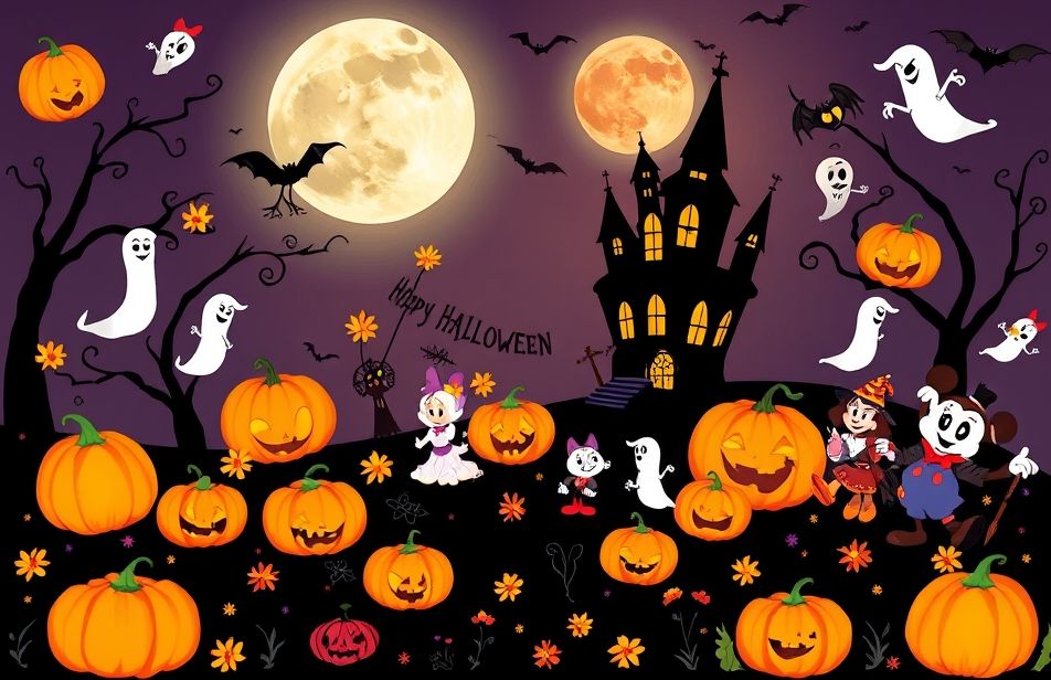 Disney Halloween Wallpaper Background